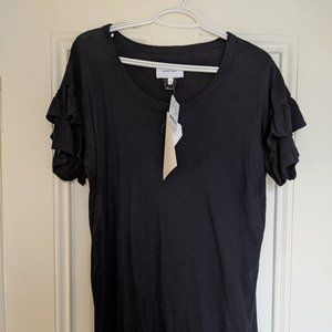 Current/Elliott Ruffle Roadie TShirt Dress NWT XS